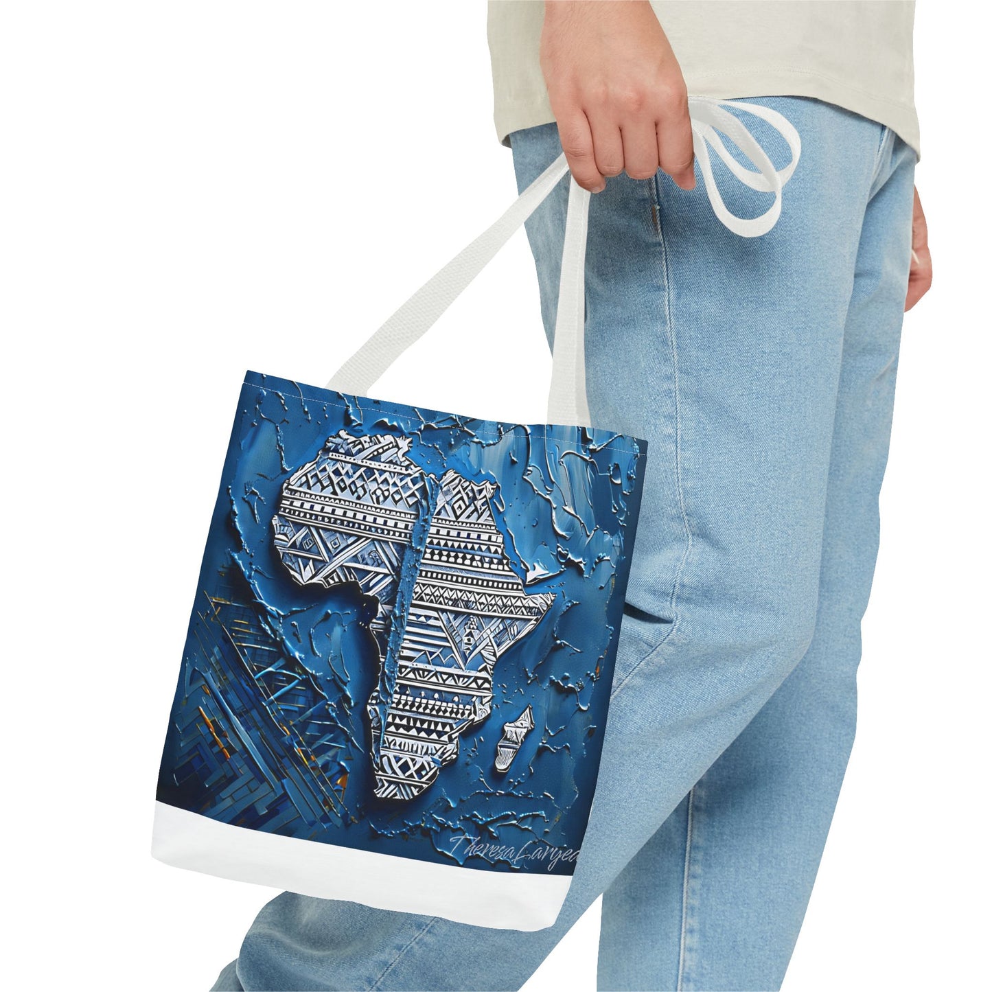African Pride Tote Bag, Eco-Friendly Shopping Bag, Vacation Tote, Boho Style Bag, Gift for Travelers, Art Tote