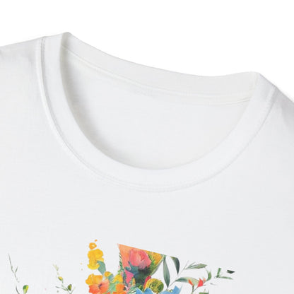 Floral Inspirational T-Shirt, Speak Life Quote Tee, Nature Lovers Gift, Unisex Casual Wear, Motivational Apparel, Summer Wardrobe Must-Have