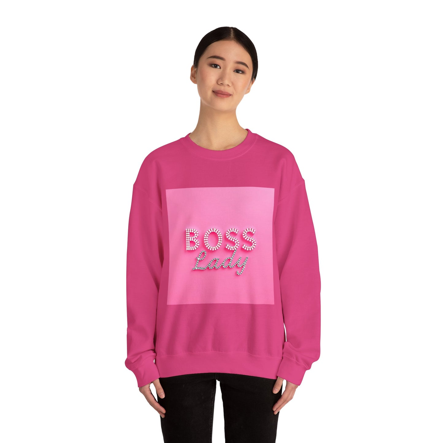 Boss Lady Crewneck Sweatshirt | Stylish Gift for Bosses, Empowering Apparel, Women's Fashion, Cozy Outfit, Motivational Apparel