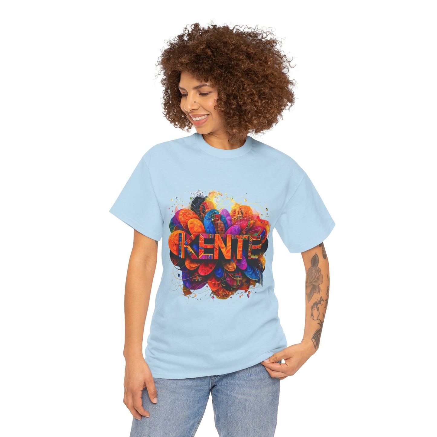 Vibrant Artistic Expression Tee - Unisex Cotton T-Shirt, Casual Wear, Gift for Art Lovers, Bright Design, Everyday Style