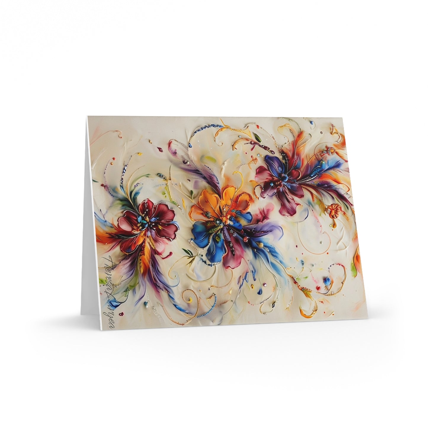 Floral Greeting Cards Set | Vibrant Cards for Any Occasion, Birthday, Thank You, Invitation, Wedding, All-Occasion Cards