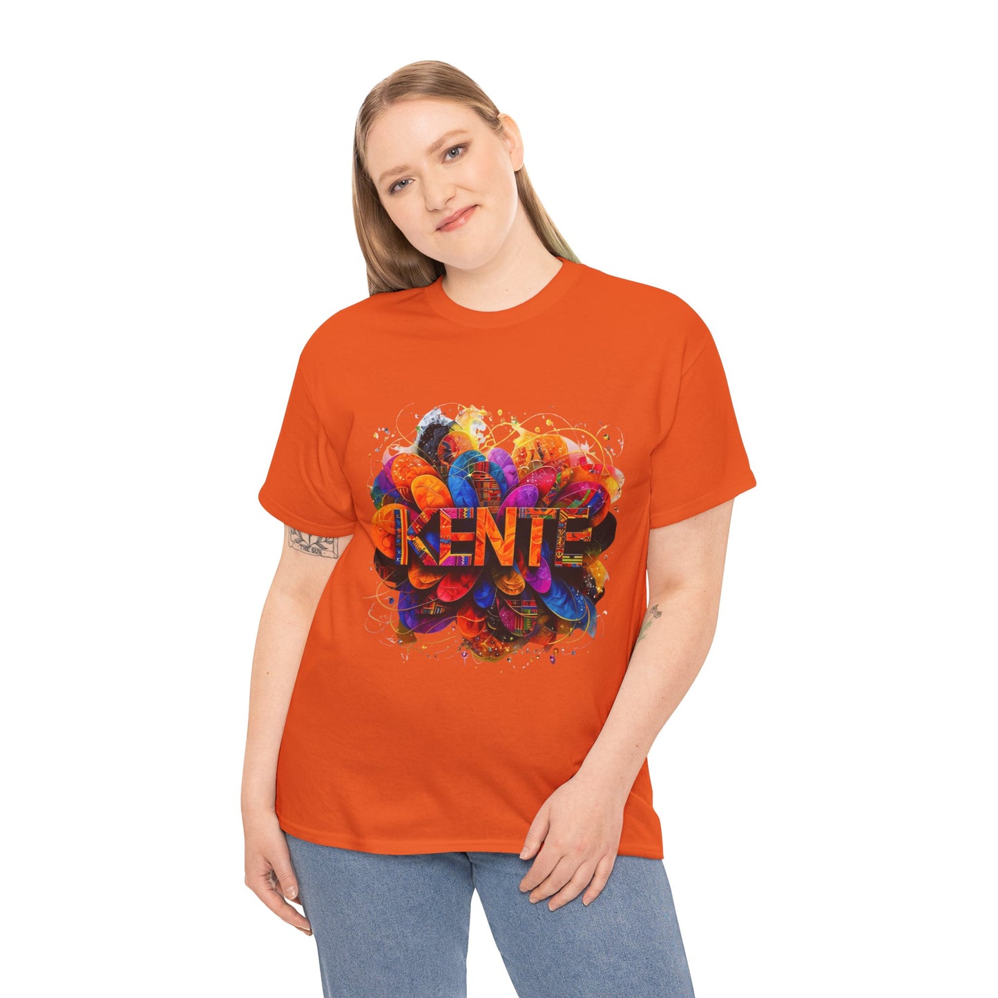 Vibrant Artistic Expression Tee - Unisex Cotton T-Shirt, Casual Wear, Gift for Art Lovers, Bright Design, Everyday Style
