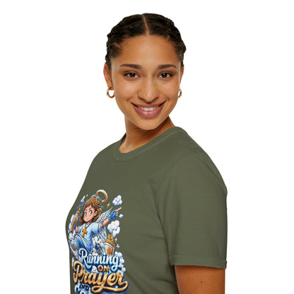 Running on Prayer and Coffee T-Shirt