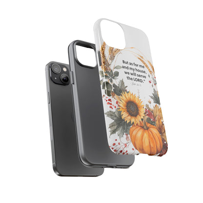 Fall-Themed Phone Case, Cozy Autumn Decor, Inspirational Quote, Pumpkin Design, Gift for Him or Her