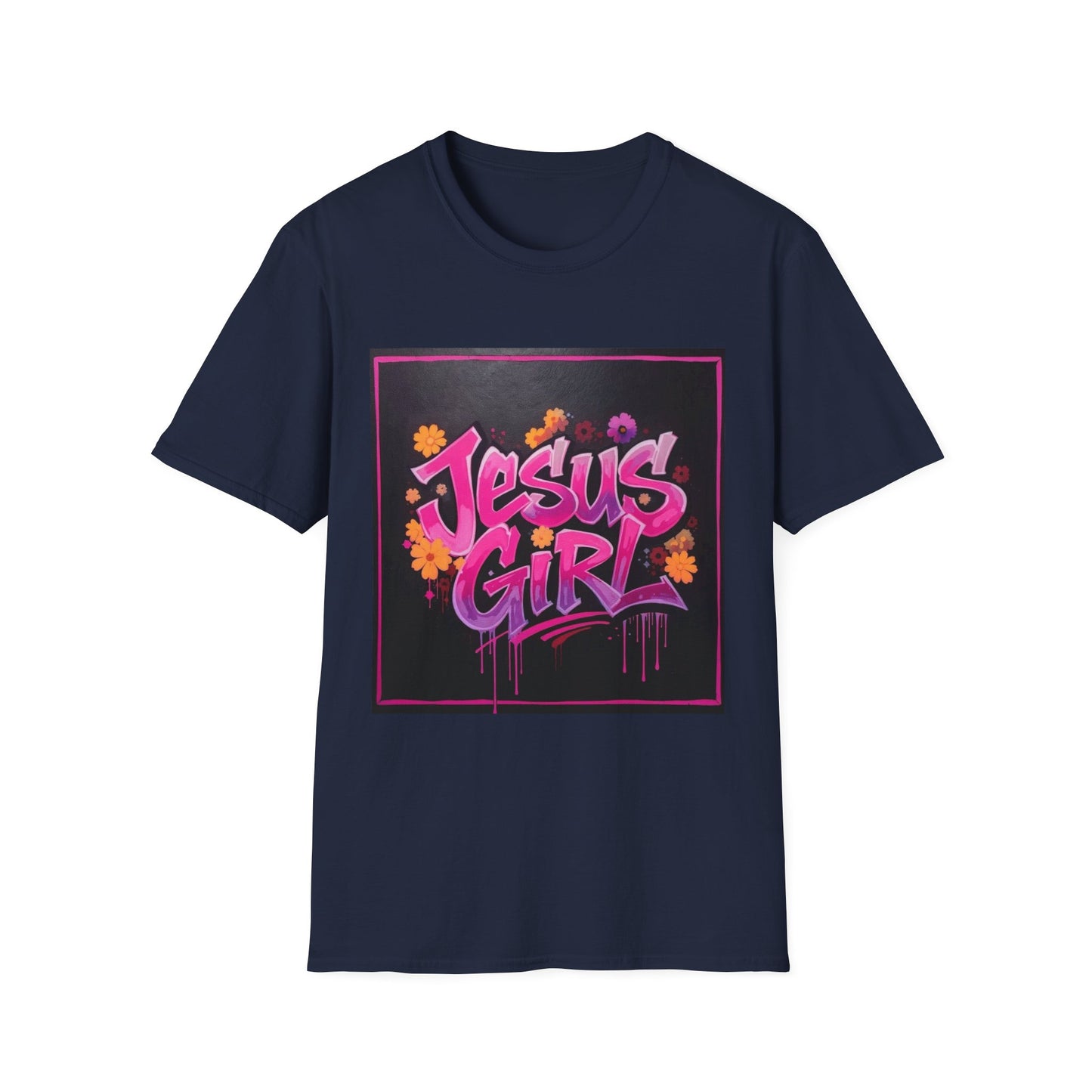 Jesus Girl Graphic T-Shirt, Christian Apparel, Faith-Based Gift, Inspirational Shirt, Summer Style, Trendy Outfits