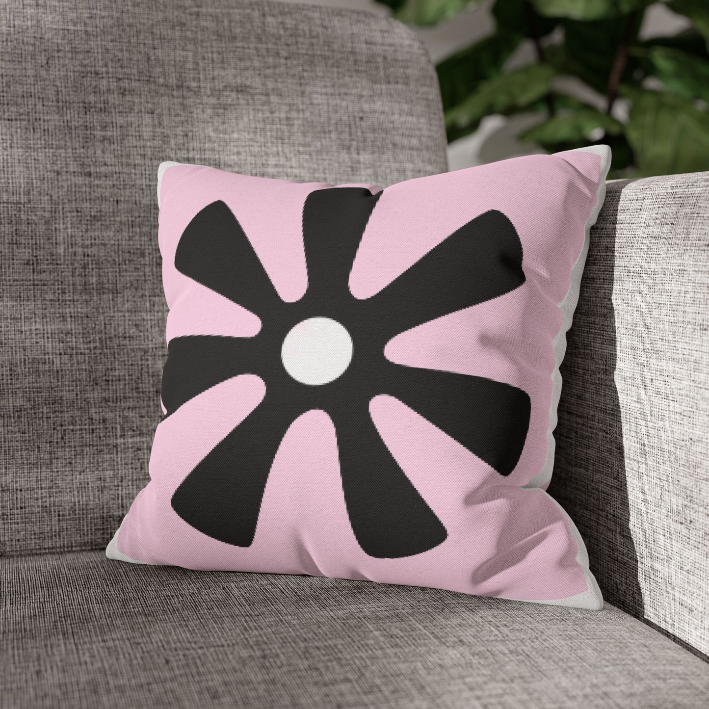 Chic Floral Pillowcase, Cozy Home Decor, Modern Accent Pillow, Gift for Her, Trendy Room Accent