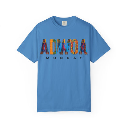 Vibrant Unisex T-Shirt - ADWOA MONDAY Graphic Tee, Casual Wear, Gift for Him/Her, Everyday Style, Unique Graphic Shirt, Fashion Statement