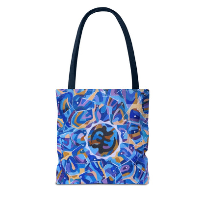 Artistic AOP Tote Bag, Colorful Everyday Tote, Trendy Shopping Bag, Unique Gift for Her, Boho Style Bag