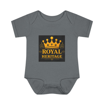 Royal Heritage Infant Bodysuit, Cute Baby Onesie, Newborn Gift, Baby Shower Outfit, Crown Theme Baby Apparel