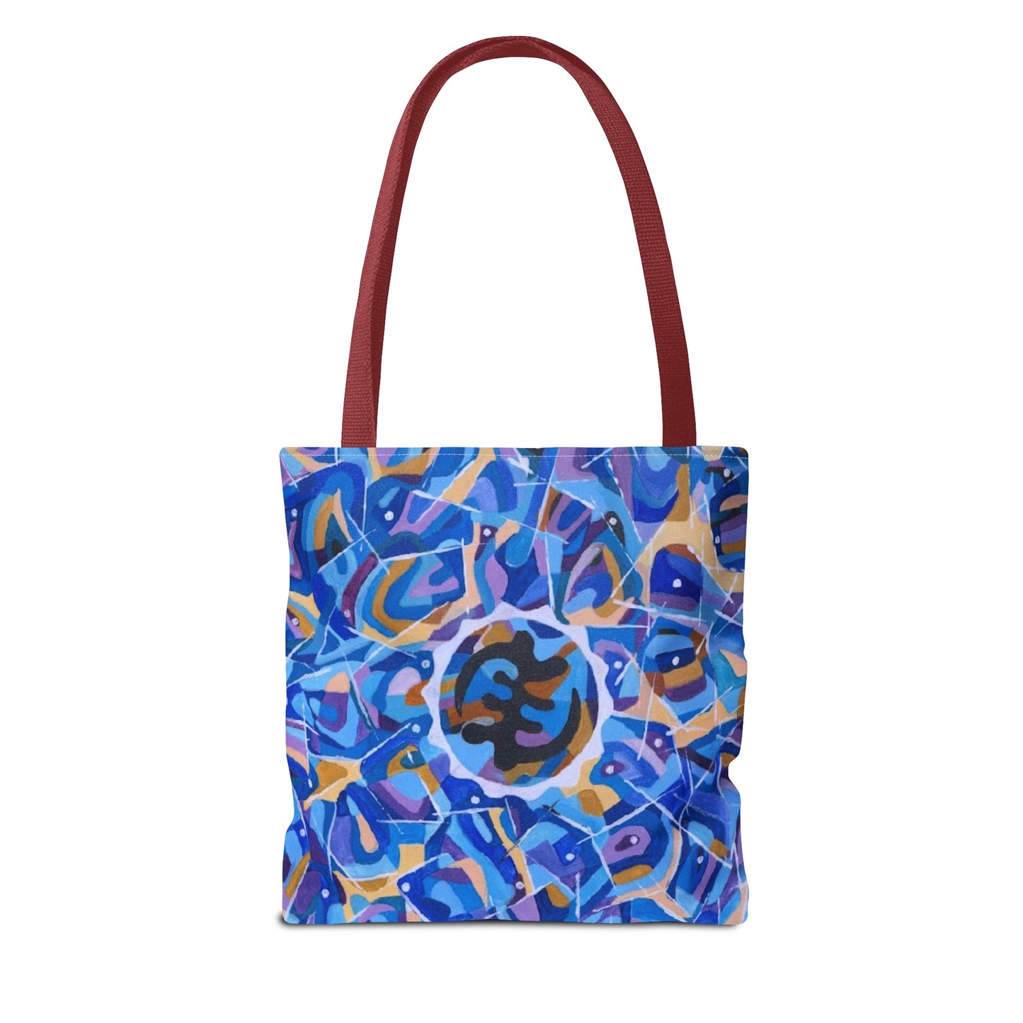 Artistic AOP Tote Bag, Colorful Everyday Tote, Trendy Shopping Bag, Unique Gift for Her, Boho Style Bag