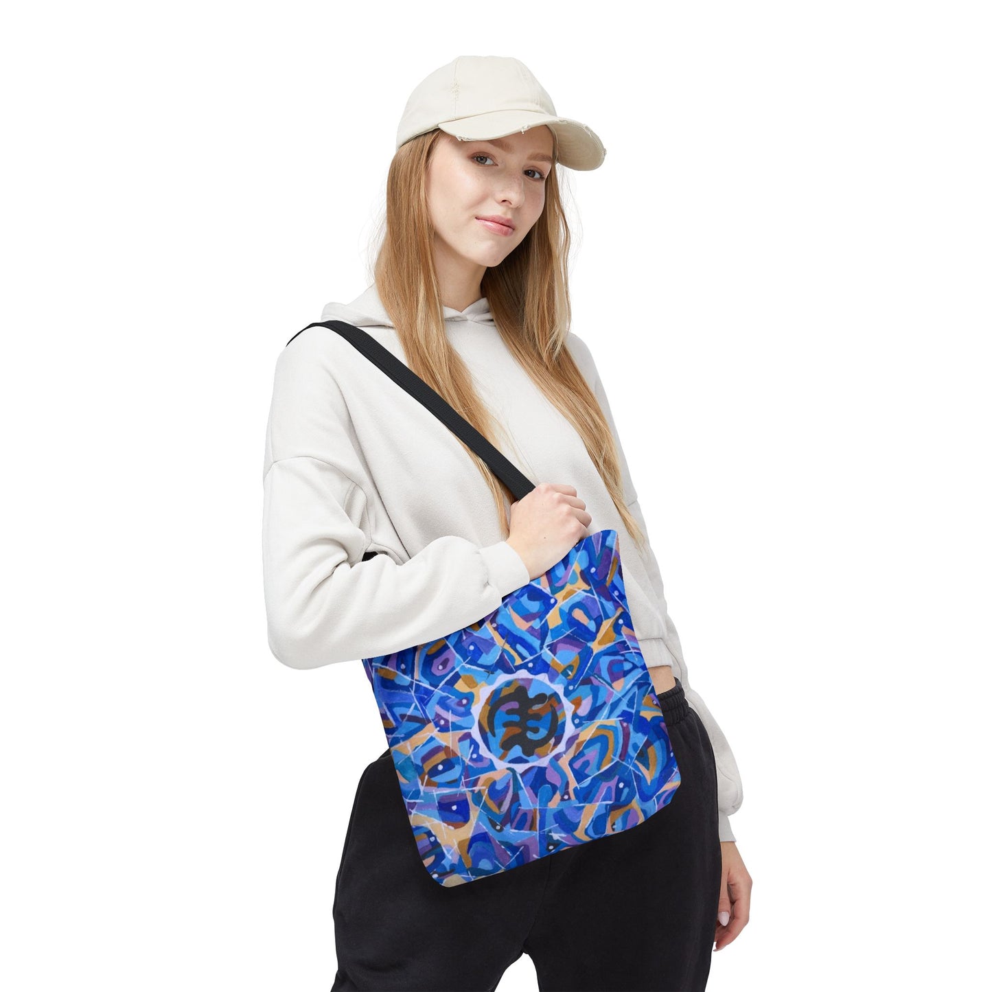 Artistic AOP Tote Bag, Colorful Everyday Tote, Trendy Shopping Bag, Unique Gift for Her, Boho Style Bag