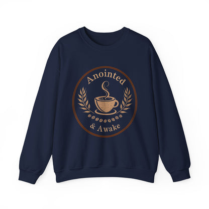 Cozy Coffee Sweatshirt - Anointed & Awake
