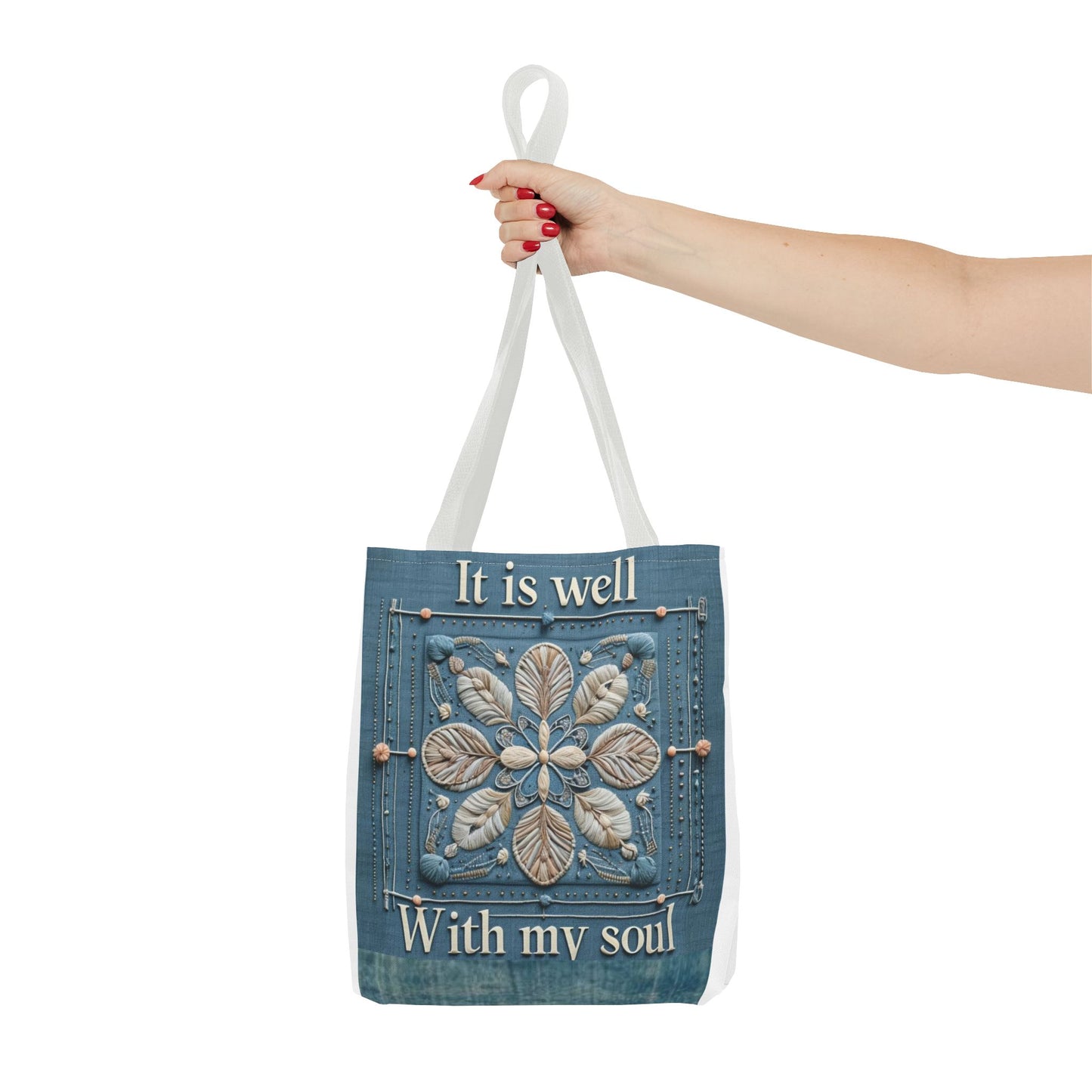 Inspirational Tote Bag, Faith-Based Bag, Motivational Shopping Bag, Personalized Gift, Spiritual Accessory