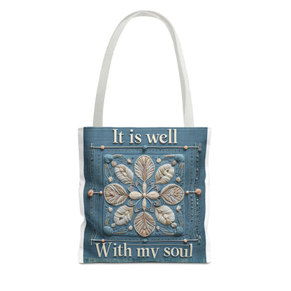 Inspirational Tote Bag, Faith-Based Bag, Motivational Shopping Bag, Personalized Gift, Spiritual Accessory