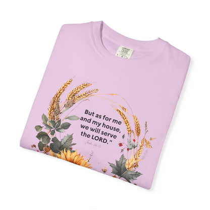 Fall-Inspired Unisex T-Shirt - 'But as for me and my house we will serve the LORD' - Autumn Apparel, Seasonal Gift, Christian Tshirt, [...]