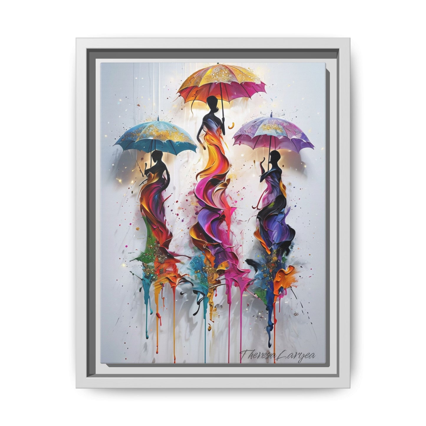 Matte Canvas, Framed (Multi-color)