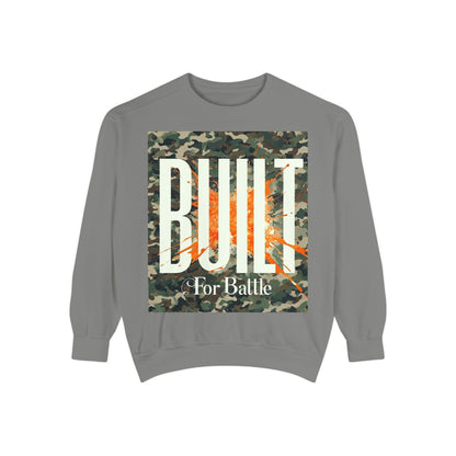 Battle-Ready Unisex Sweatshirt | Cozy Streetwear | Gift for Him or Her | Fall Fashion | Casual Wear | Camo Design