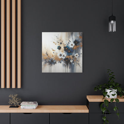 Elegant Floral Canvas Art, Wall Decor, Flower Painting, Home Wall Art, Modern Art
