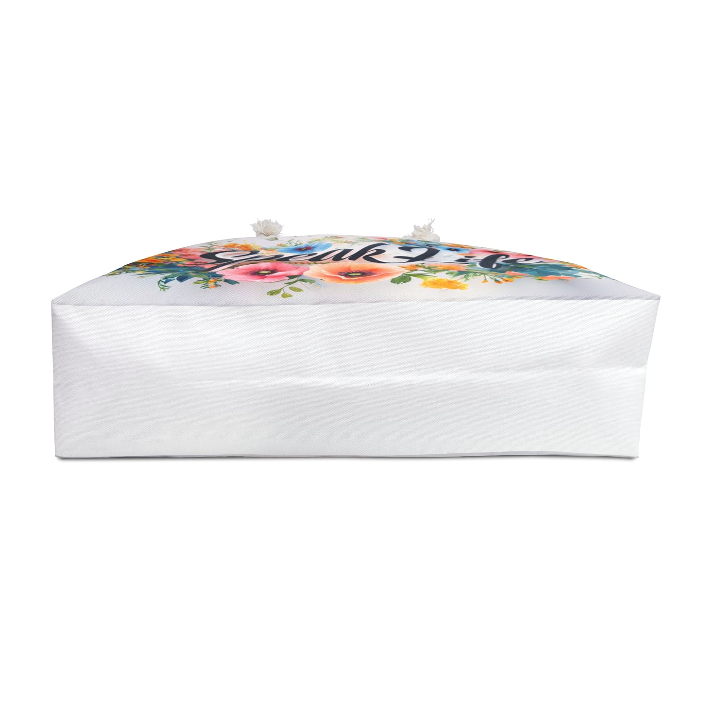 Floral Inspirational Weekender Bag - Tote for Travel, Gym, Beach, Weekend Getaway, Speak Life Design