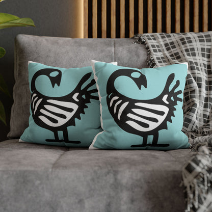 Stylish Decorative Pillowcase with Abstract Bird Design, Modern Home Decor, Cushion Cover for Living Room, Gift for Bird Lovers, Boho Chic