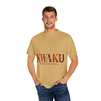 Garment-Dyed Unisex T-Shirt - Kwaku Wednesday Inspired Tee, Casual Fashion, Everyday Wear, Unique Gift, Cultural Celebration