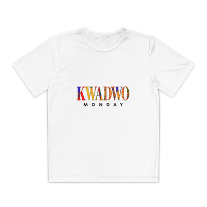 Youth Competitor T-Shirt, Fun Youth Tee, Kwadwo Monday Graphic Tee, Kids Casual Top, Gift for Kids, Birthday Shirt