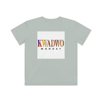 Kwadwo Monday Kids Tee, Fun Youth Outfit, Birthday Gift, Kids Apparel, Unique Weekday Shirt, Daily Style