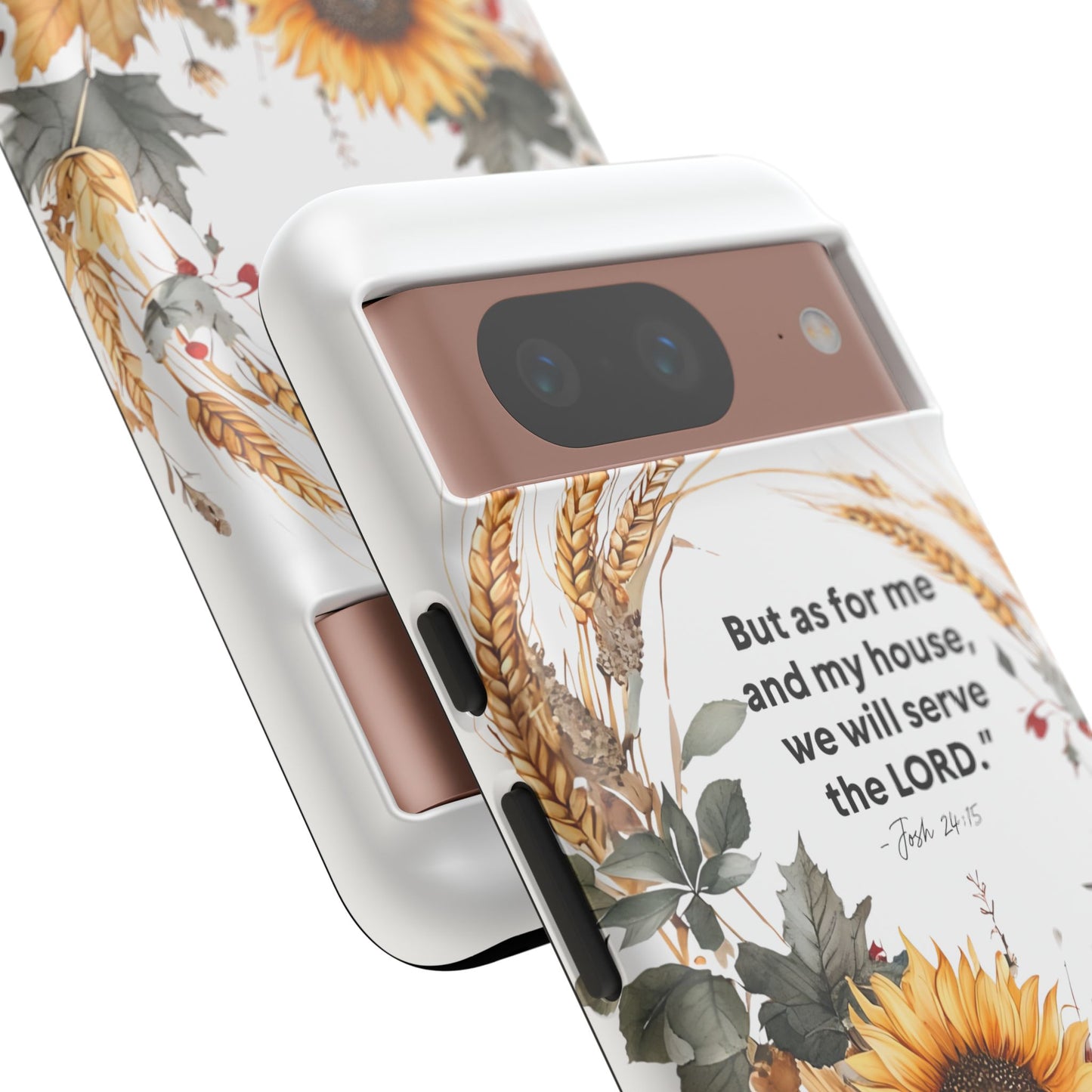 Fall-Themed Phone Case, Cozy Autumn Decor, Inspirational Quote, Pumpkin Design, Gift for Him or Her