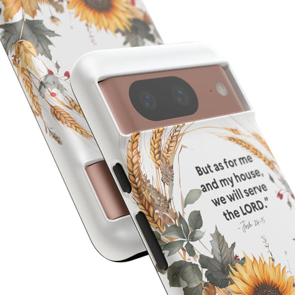 Fall-Themed Phone Case, Cozy Autumn Decor, Inspirational Quote, Pumpkin Design, Gift for Him or Her