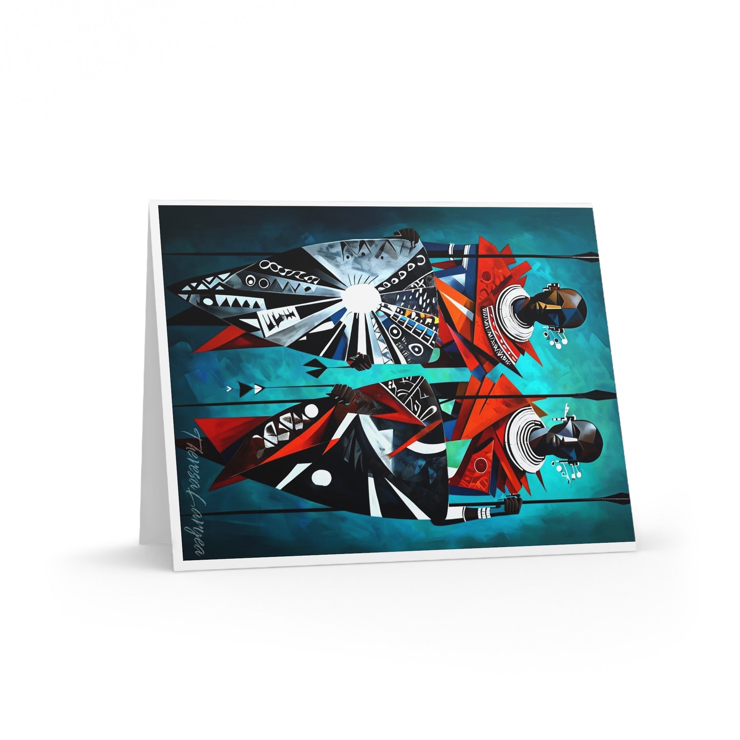 Greeting Card Set - Celebratory Art Cards for All Occasions, African Art Greeting Cards, Unique Card Set, Birthday Greetings, Artistic [...]