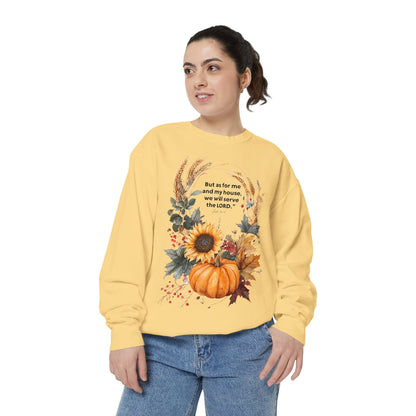 Cozy Fall Sweatshirt with Inspirational Quote, Perfect for Thanksgiving, Autumn Wardrobe, Gift for Her, Layering Piece, Unisex Apparel