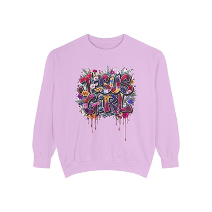Jesus Girl Sweatshirt, Unisex Casual Pullover, Faith-Based Gift, Christmas, Birthday, Everyday Comfort