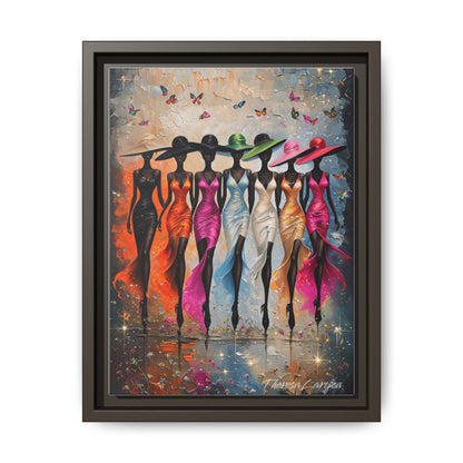 Matte Canvas, Framed (Multi-color)