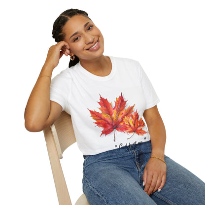 Fall Leaves Inspirational T-Shirt, Autumn Graphic Tee, God Kept Me Shirt, Unisex Casual Wear, Perfect Fall Gift