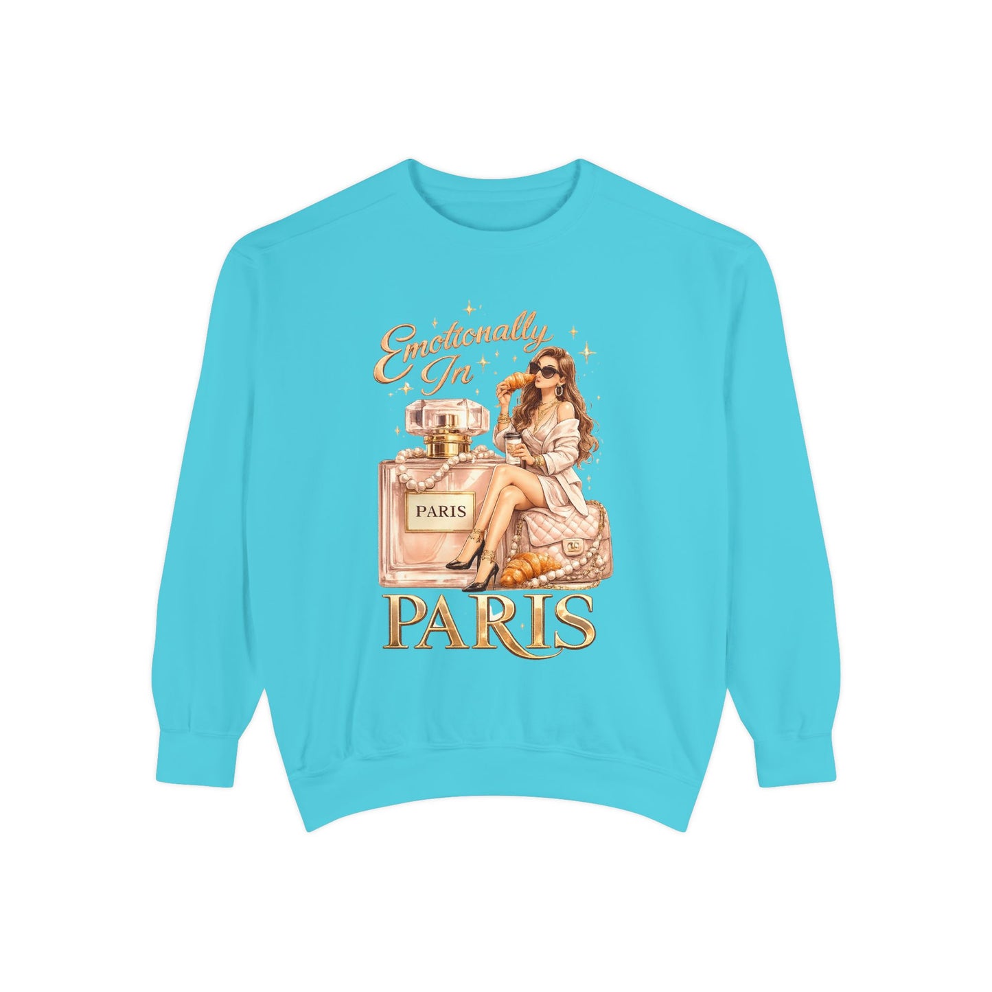 Emotionally in Paris Sweatshirt — Paris Perfume Graphic Crewneck