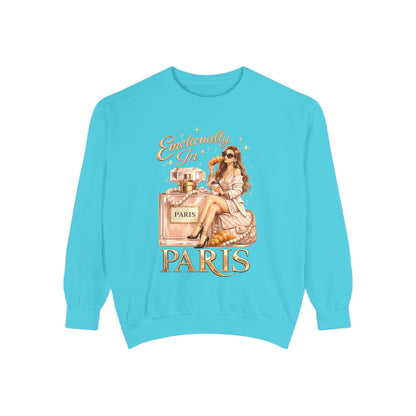 Emotionally in Paris Sweatshirt — Paris Perfume Graphic Crewneck