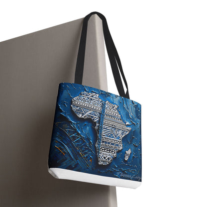 African Pride Tote Bag, Eco-Friendly Shopping Bag, Vacation Tote, Boho Style Bag, Gift for Travelers, Art Tote