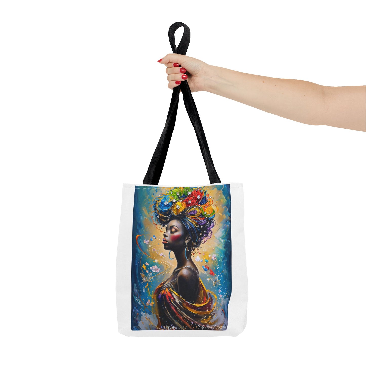 Vibrant Art Tote Bag, Stylish Eco-Friendly Grocery Bag, Elegant Gift for Art Lovers, Fashionable Daily Use, Perfect for Festivals