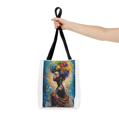 Vibrant Art Tote Bag, Stylish Eco-Friendly Grocery Bag, Elegant Gift for Art Lovers, Fashionable Daily Use, Perfect for Festivals