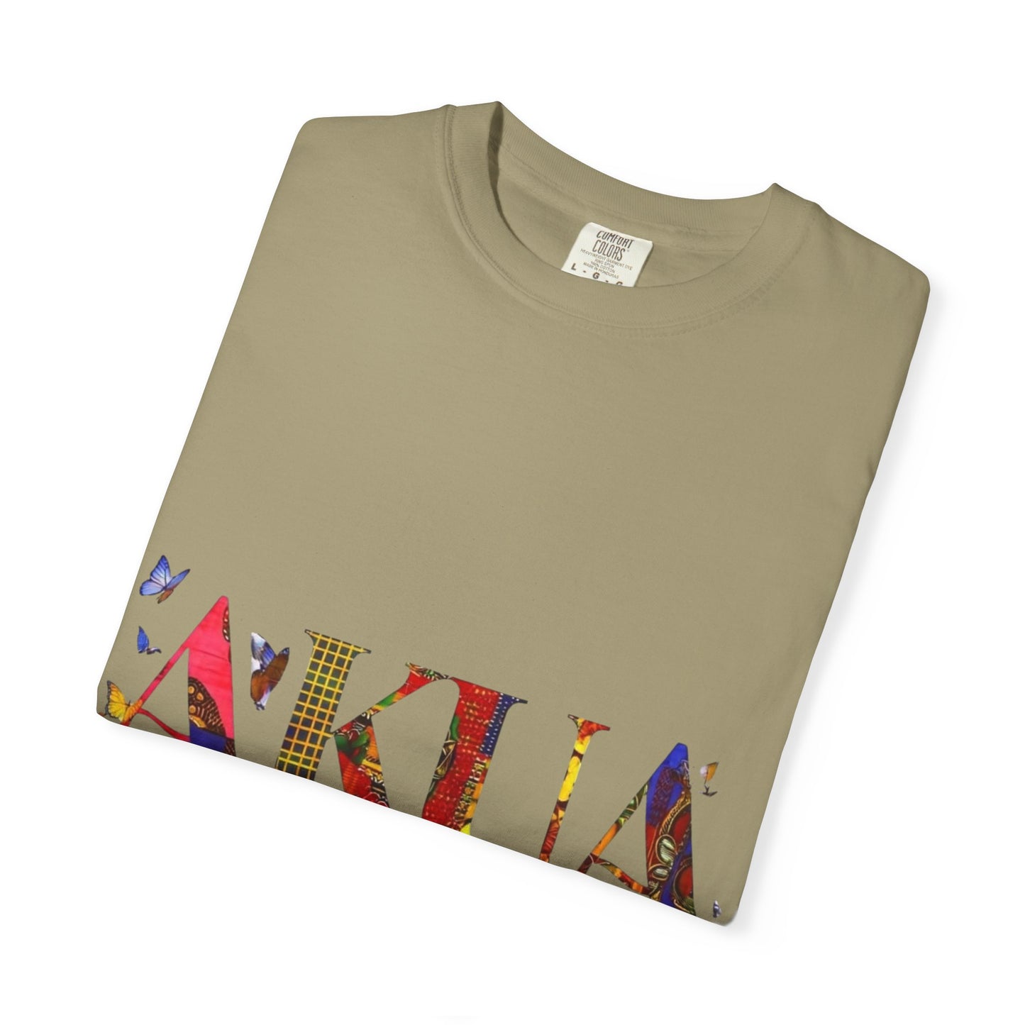 Colorful 'AKUA Wednesday' Unisex Garment-Dyed T-Shirt | Casual Wear, Graphic Tee, Street Style, Unique Gift, Daily Wear
