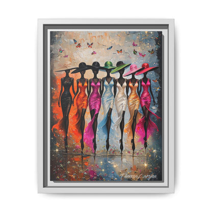 Matte Canvas, Framed (Multi-color)
