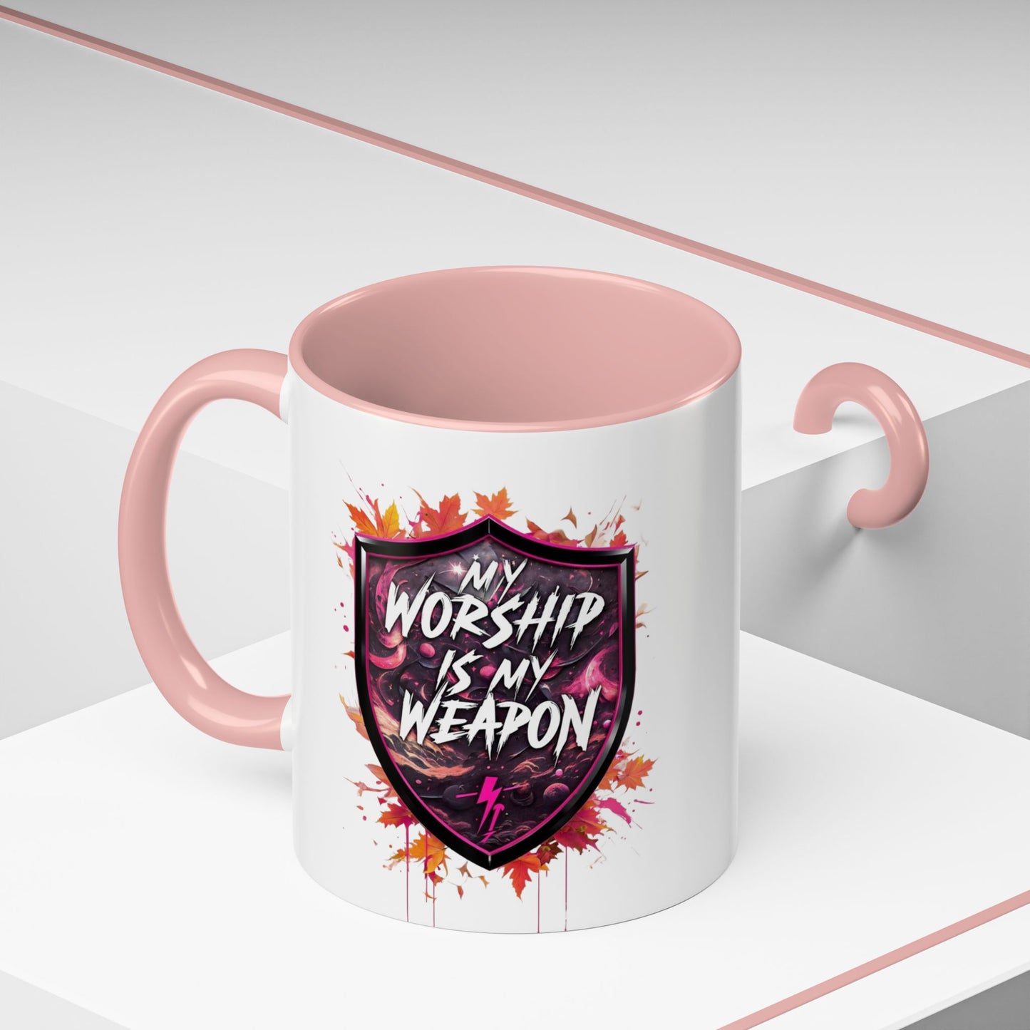 Bold Worship Coffee Mug - My Worship is My Weapon, Inspirational Gift for Coffee Lovers, Motivational Mug, Perfect for Events and [...]