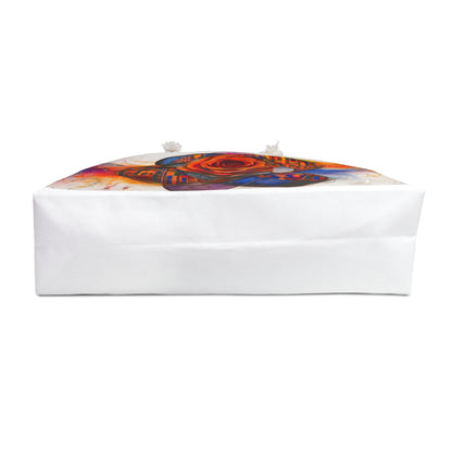 Vibrant Floral Weekender Bag for Travel, Beach Tote, Gym Bag, Stylish Overnight Bag, Unique Gift for Her