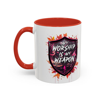Bold Worship Coffee Mug - My Worship is My Weapon, Inspirational Gift for Coffee Lovers, Motivational Mug, Perfect for Events and [...]
