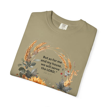 Fall-Inspired Unisex T-Shirt - 'But as for me and my house we will serve the LORD' - Autumn Apparel, Seasonal Gift, Christian Tshirt, [...]