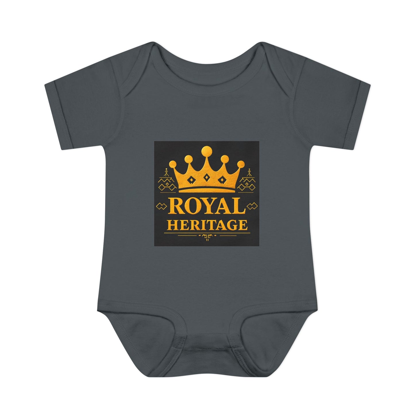 Royal Heritage Infant Bodysuit, Cute Baby Onesie, Newborn Gift, Baby Shower Outfit, Crown Theme Baby Apparel