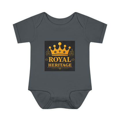 Royal Heritage Infant Bodysuit, Cute Baby Onesie, Newborn Gift, Baby Shower Outfit, Crown Theme Baby Apparel