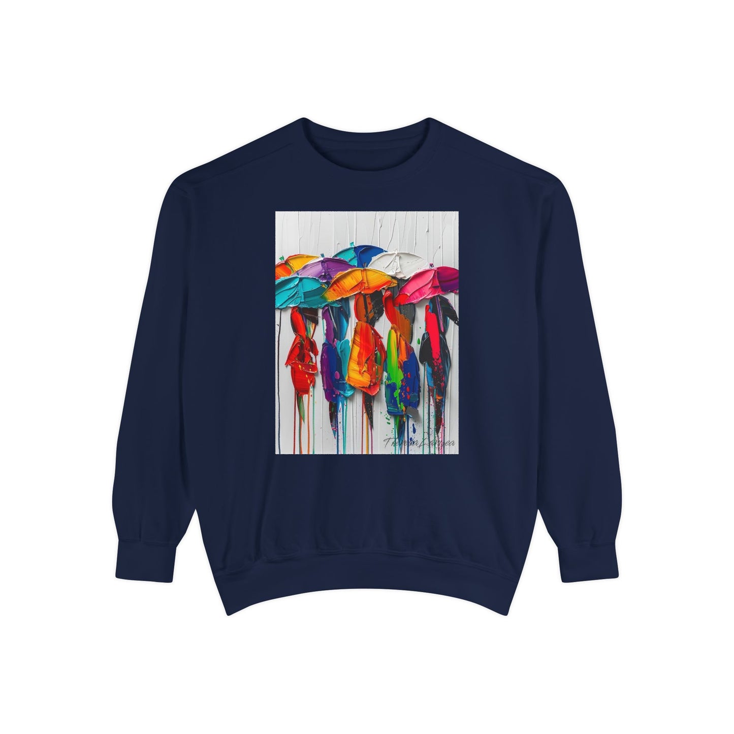 Colorful Umbrella Art Sweatshirt | Unisex Garment-Dyed Apparel, Cozy Gift for Rainy Days, Art Lover's Sweatshirt, Trendy Layering [...]