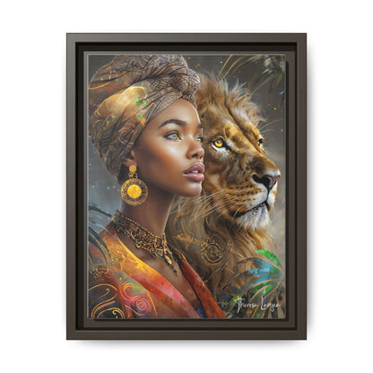 Matte Canvas, Framed (Multi-color)