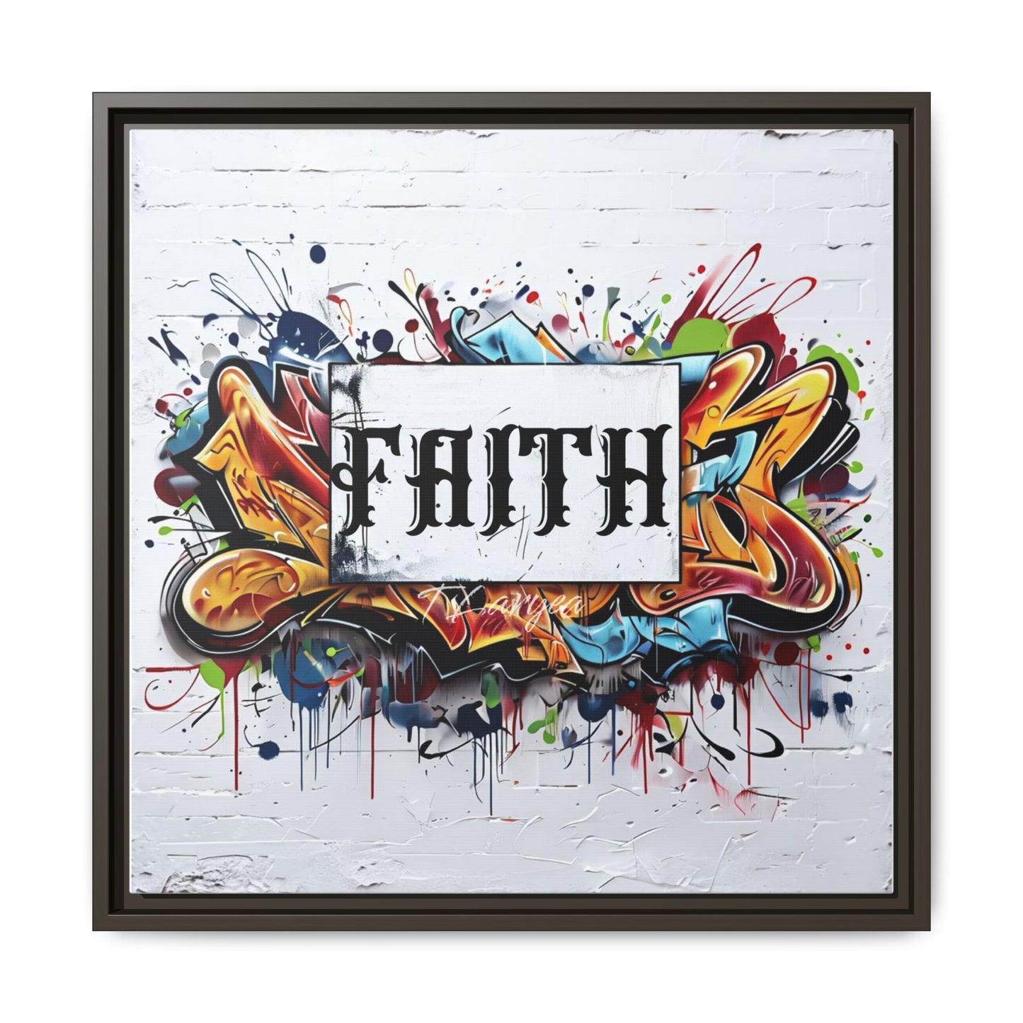 Matte Canvas, Framed (Multi-color)